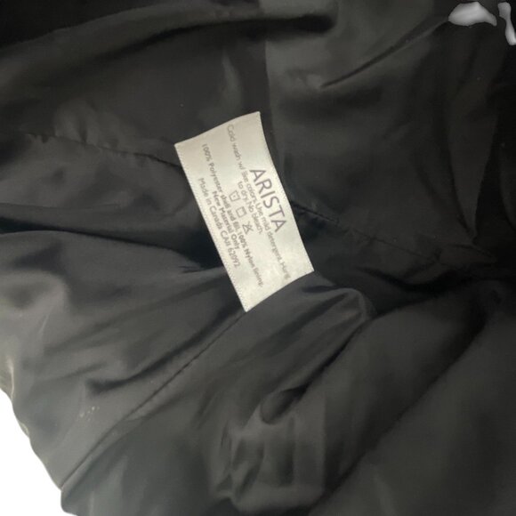 Arista Equestrian Clarkson Quilted Vest  XL Black Zippered Pockets Western - Picture 4 of 8